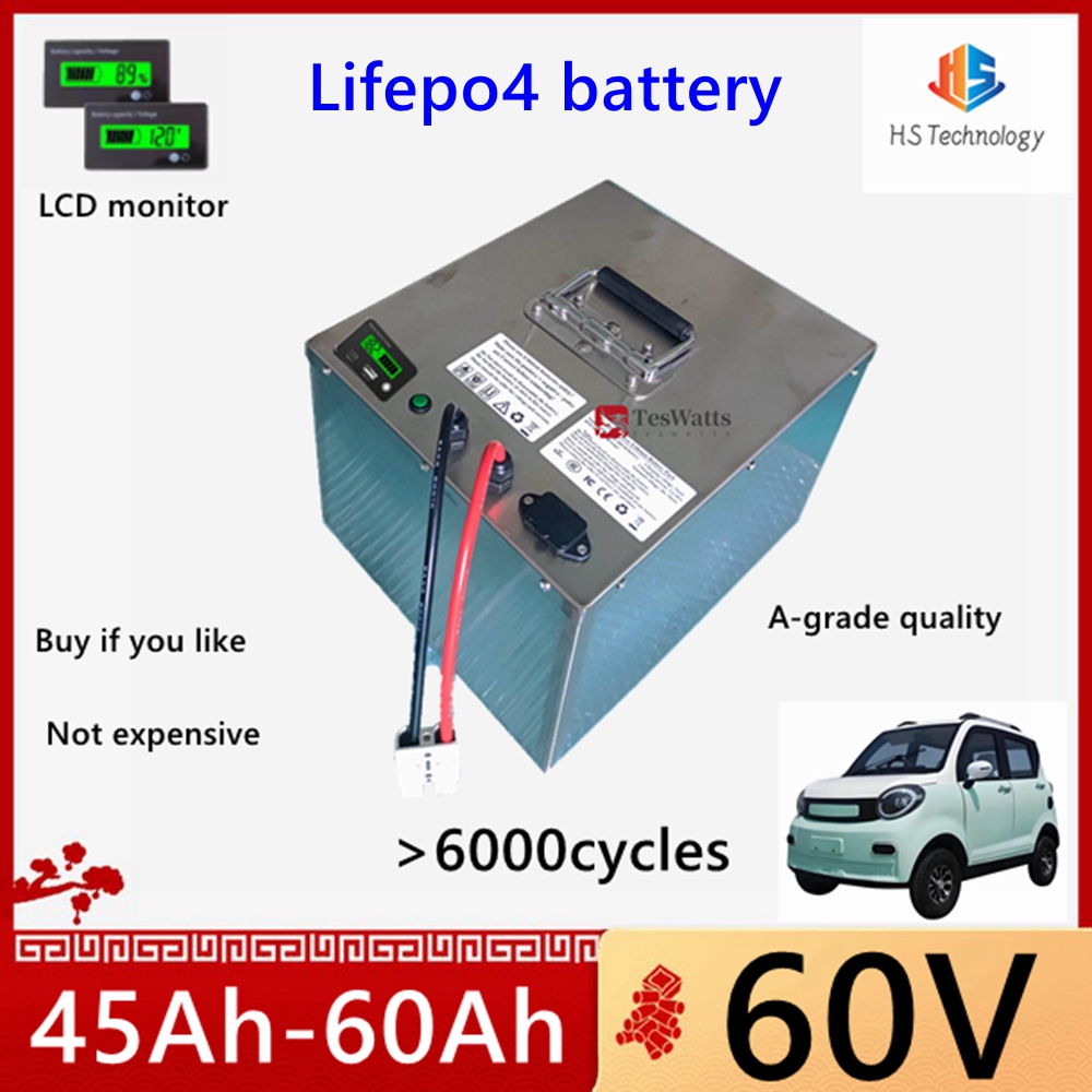 60V 50Ah Electric Scooter Battery - Batería de Litio HS Lifepo4 60V