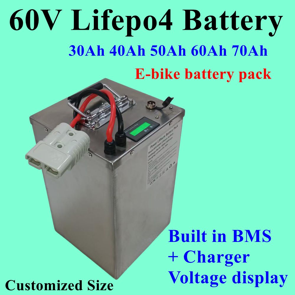 60V 50Ah Electric Scooter Battery - Batería LiFePO4 de 60V 50Ah 60AH